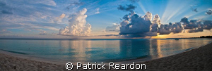 Sunset panorama on our last day of diving. by Patrick Reardon 